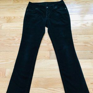 dELiA*s Bailey Women’s Black Corduroy Pants Size 8/10R